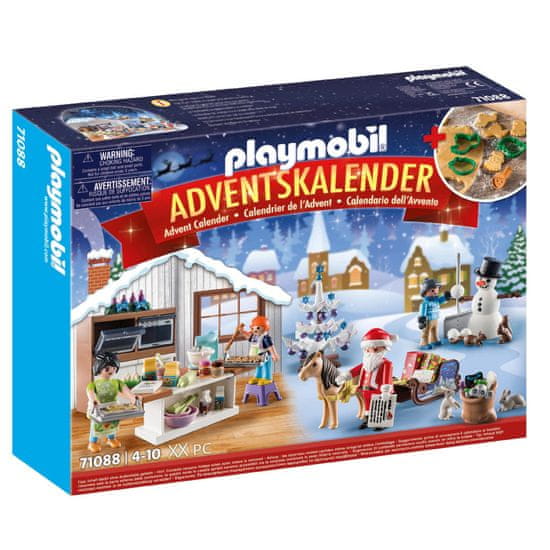 Playmobil Vianoce 71088 Adventný kalendár Vianočné pečenie