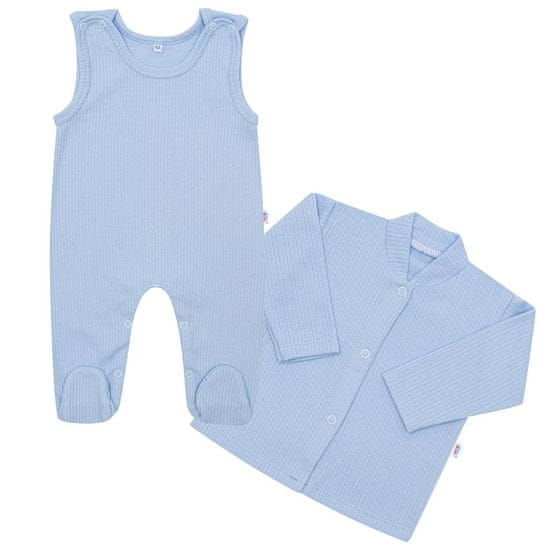 NEW BABY 2-dielna bavlnená súprava Sweetie blue