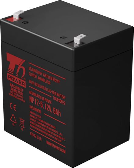 T6 power Batéria NP12-5, 12V, 5Ah