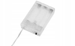 Iso Trade ISO 7267 Svetelný reťaz na batérie 100 LED studená biela 10m