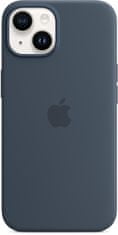 Apple Silikonový kryt s MagSafe pro iPhone 14, bouřkově modrá