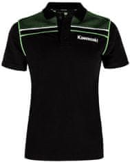 Kawasaki polo tričko SPORTS dámske černo-zelené 2XL