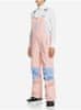 ROXY Svetloružové dámske zimné nohavice s trakmi Roxy Chloe Kim S