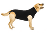 Suitical Pooperačné ochranné oblečenie pre psa čierne 49 - 57cm