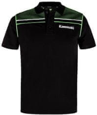Kawasaki polo tričko SPORTS černo-zelené M