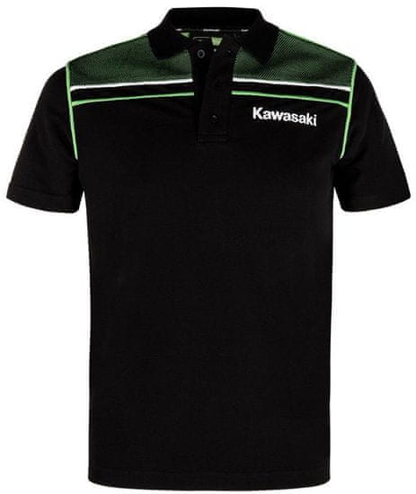 Kawasaki polo tričko SPORTS černo-zelené
