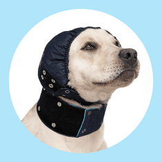 MPS Pooperačná ochrana hlavy a uší pre psa ochranná ušianka M