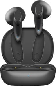 slúchadlá do uší sencor sep 530bt tws skvelý zvuk pohodové počúvanie dobrá výdrž nabíjací box dotykové ovládanie