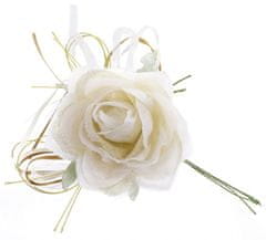 MAGIC HOME Ruža, krémová, stonka, veľkosť kvetu: 10 cm, dĺžka kvetu: 18 cm, bal. 6 ks