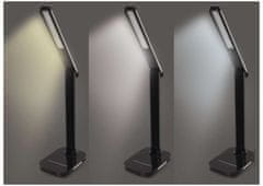 EMOS LED stolní lampa CARSON, čierna