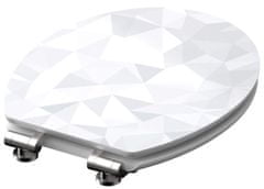 Eisl WC sedadlo Diamond MDF HG so spomaľovacím mechanizmom SOFT-CLOSE