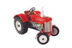KOVAP Traktor Zetor 50 Super červený na kľúčik kov 15cm 1:25 v krabičke
