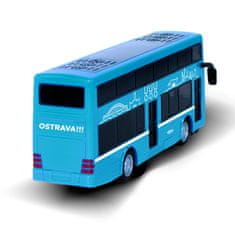 Dvojposchodový autobus doubledecker DPO Ostrava 20 cm