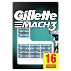 Gillette Mach3 Náhradní Holicí Hlavice 16 ks