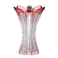 Caesar Crystal Krištáľová váza Frigus, farba rubínová, výška 155 mm