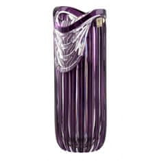 Caesar Crystal Krištáľová váza Harp, farba fialová, výška 320 mm