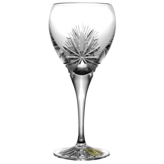 Caesar Crystal Krištáľový pohár na víno Mašľa, farba číry krištáľ, objem 270 ml