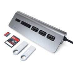 Satechi USB-C Combo Hub For Desktop - iMac Adapter, Tmavo šedá