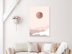 Artgeist Obraz - Pastelová planéta 60x90 obraz na plátne s dreveným rámom