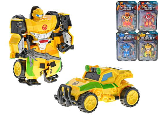 Robot 11,5 cm (žltá, červená / žltá, modrá)