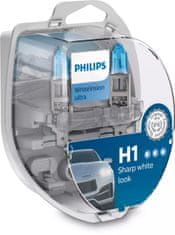 Philips Autožiarovka H1 2258WVUSM, WhiteVision ultra, 2ks v balení