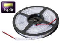 ECOLIGHT LED pásik - SMD 2835 - 5m - 60LED/m - 10,8W/m - IP67 - teplá biela