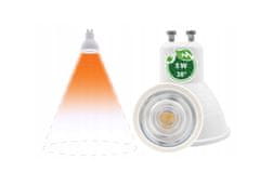Berge LED žiarovka - GU10 - 5W - 38 stupňov - neutrálna biela