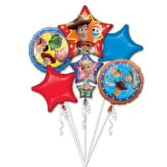 Balóniková sada - 5 fóliových balónikov - Toy Story - Príbeh hračiek