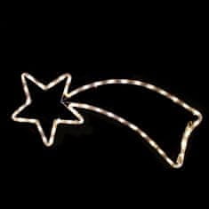 ACA Lightning LED vianočné kométa do okna 8W/230V/IP20, teplá biela farba