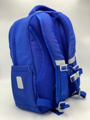 Klarion Praktická ergonomická modrá školská taška Kevin