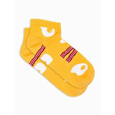 OMBRE Pánske ponožky LALA žlté MDN20614 39-42