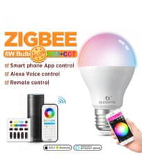 Gledopto GLEDOPTO Zigbee Pro 6W LED Bulb Dual White and Color (GL-B-007P) - multifarebná LED žiarovka