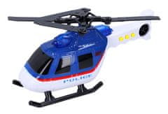 Vrtuľník polícia s efektmi 18 cm
