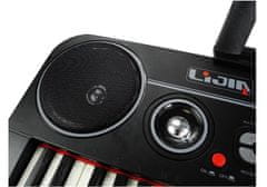 Lean-toys Napájací zdroj pre klávesové organy 328-06 Mikrofón čierny