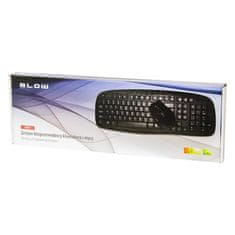 Solex Klávesnica k PC+myš bezdrôtová BLOW KM-1 čierna
