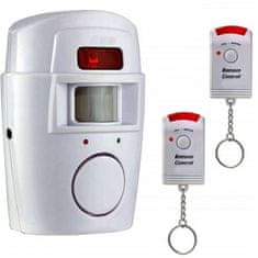 Solex Alarm domový MINI ALARM + 2 Diaľkové ovládače 105dB