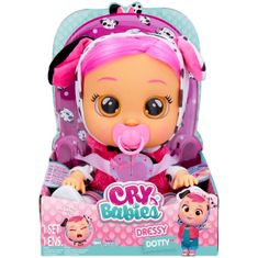 TM Toys CRY BABIES DRESSY DOTTY, 18m+