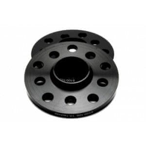 TATechnix Rozširovacie podložky 10mm pre Seat Altea (5P) čierne - sada 2ks