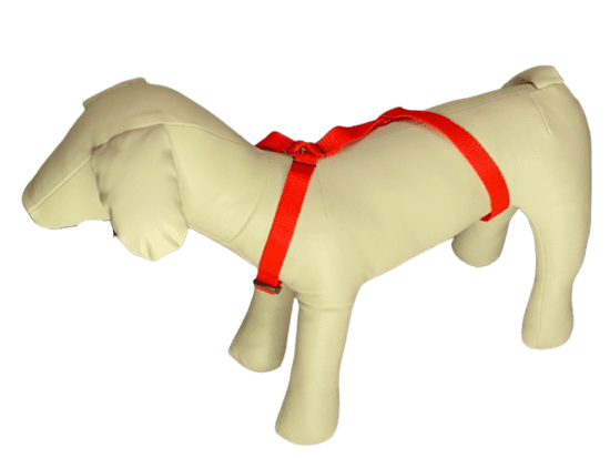 Palkar Klasický postroj pre psov 22 cm - 40 cm veľ. 1 červená