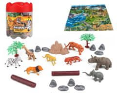 Mac Toys Zvieratá safari set 21ks