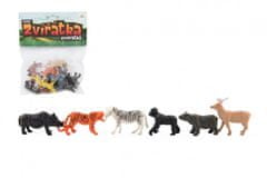 Teddies Zvieratká mini safari ZOO plast 5-6cm