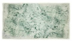 KONTRAST Kusový koberec s vysokým vlasom OMBRE 80 x 140 cm - modrozelený