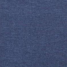 Vidaxl Matrac s taštičkovými pružinami modrý 180x200x20 cm látka