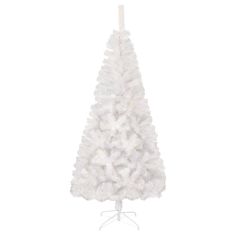 Vidaxl Umelý vianočný stromček s dúhovými vetvičkami biely 210 cm PVC