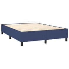 Petromila vidaXL Boxspring posteľ s matracom modrý 140x190 cm látka