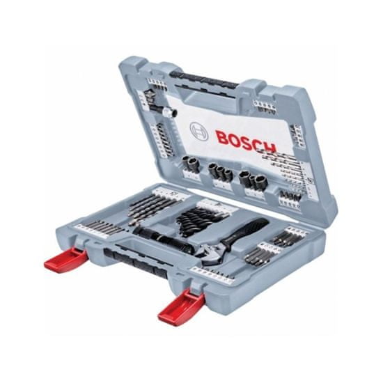 BOSCH Professional 2608P00235 Premium X-Line sada vŕtacích a skrutkovacích bitov 91-dielna