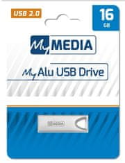 Diskus 16GB USB Flash 2.0 MyAlu strieborný, MyMedia