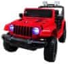 Elektrické autíčko Jeep X10 veľký, 2-motorový Červený