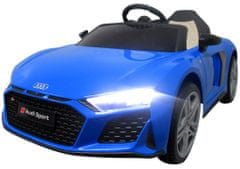 Audi R8 Sport BLUE Auto na batérie EVA Kožené diaľkové ovládanie