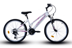 horský bicykel 24" Falcon Sus Lady, biela/ružová 15"